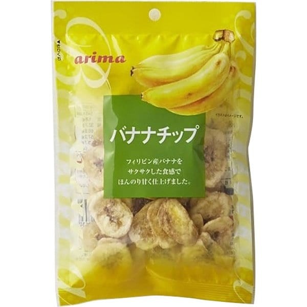 【12セット】有馬芳香堂 バナナチップ 90g【Y倉庫】