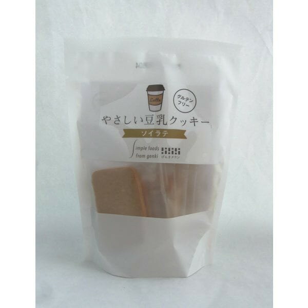 【5セット】げんきタウン やさしい豆乳クッキー ソイラテ 7枚【Y倉庫】