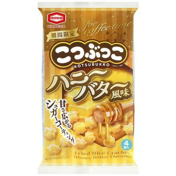 【8セット】亀田製菓 こつぶっこハニーバター風味 72g【Y倉庫】のサムネイル