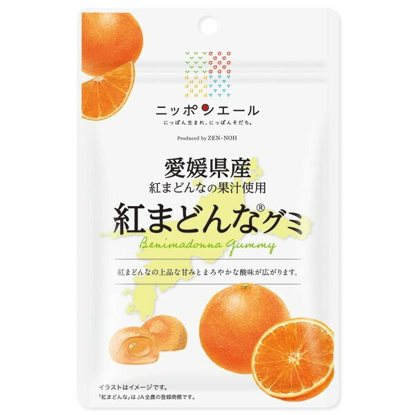 【10セット】JA全農 ニッポンエール 愛媛県産 紅まどんなグミ 40g【Y倉庫】