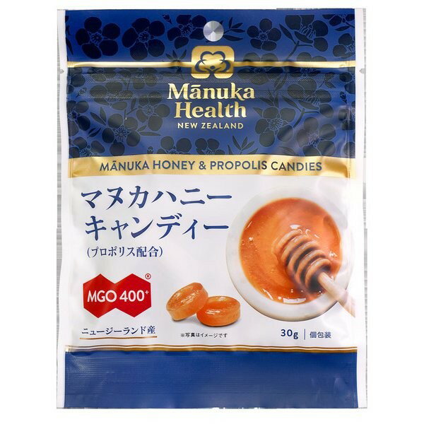 【3個セット】マヌカヘルス マヌカヘルス マヌカハニー キャンディー （プロポリス 配合） 30g [正規品..