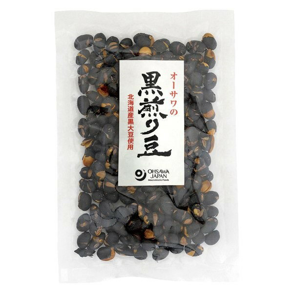 【6セット】オーサワジャパン 3267 北海道産黒煎り豆 60g【Y倉庫】