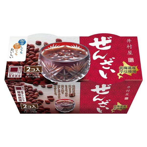 【6セット】井村屋 和風2連パック ぜんざい 105g×2【Y倉庫】