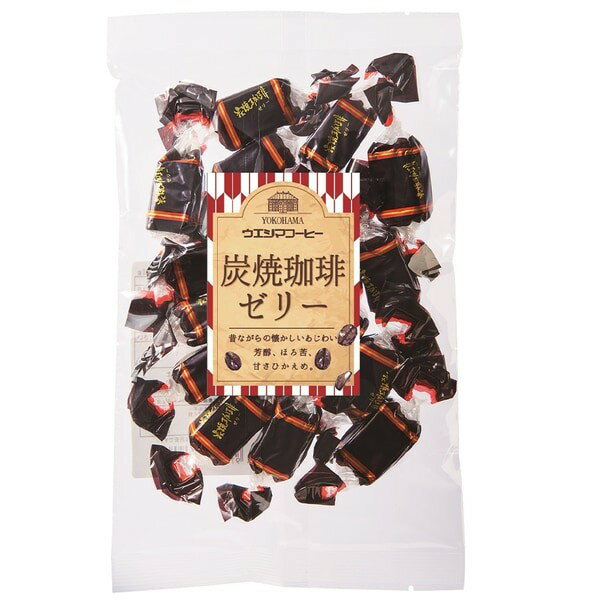 【4セット】ウエシマコーヒー 炭焼珈琲ゼリー 200g【Y倉庫】