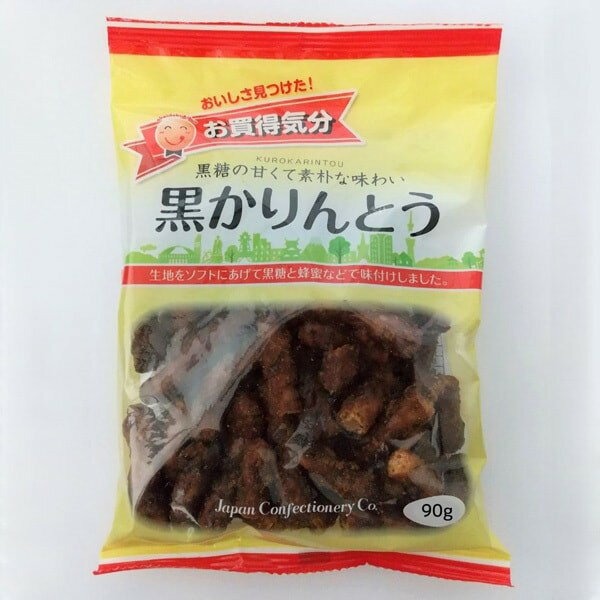【16セット】ジェーシーシー お買得気分 黒かりんとう 90g【Y倉庫】