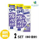 DHC サプリメント ブルーベリーエキス 30日分（60粒） ×2セット