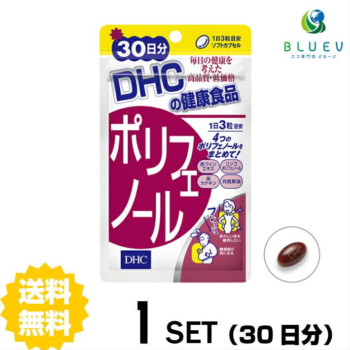 【送料無料】 DHC ポリフェノール 30日分（90粒） ×1セット