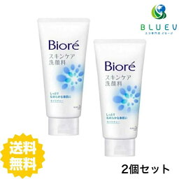 【2個セット】 【送料無料】 ビオレ スキンケア洗顔料 モイスチャー 130g×2セット 洗顔 ソープ 泡 biore 花王