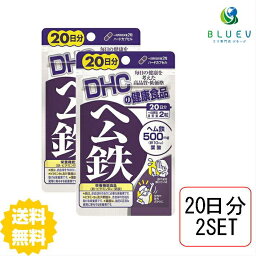 DHC サプリメント ヘム鉄　20日分 （40粒）×2セット