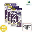 DHC サプリメント ヘム鉄　20日分 （40粒）×3セット