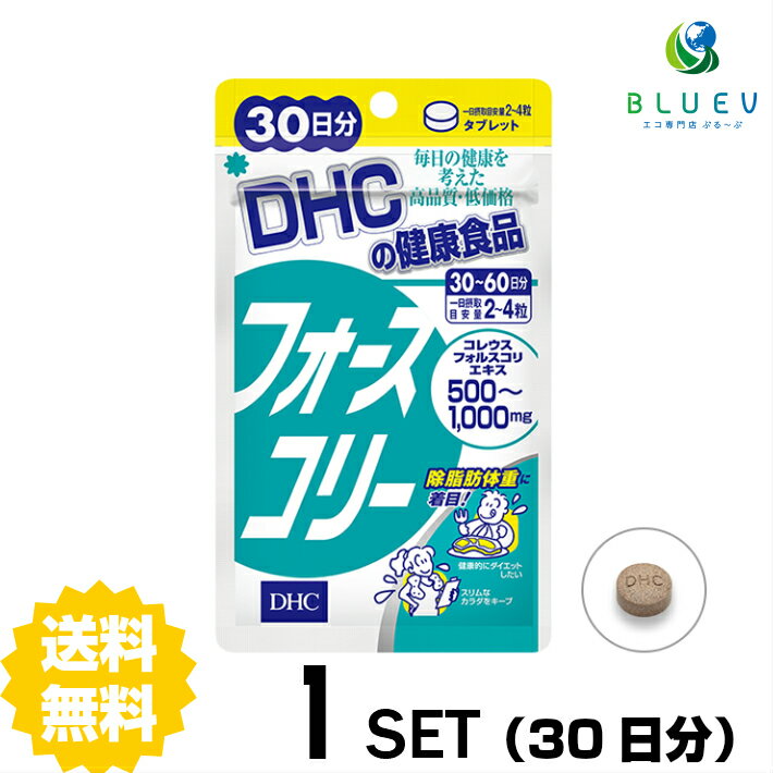 【マラソン期間 P5倍】 DHC サプリメント フォースコリー 30日分（120粒） ×1セット