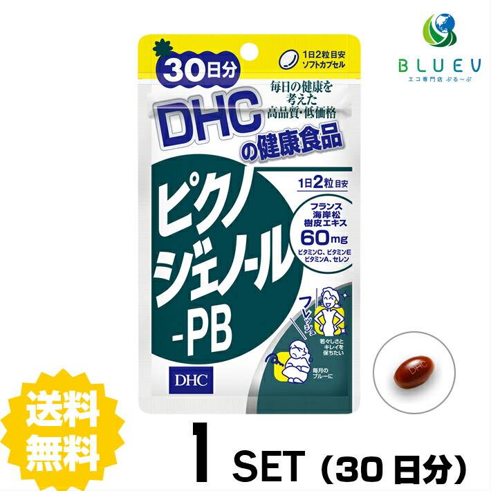 【マラソン期間 P5倍】 DHC サプリメント ピクノジェノール-PB 30日分（60粒） ×1セット