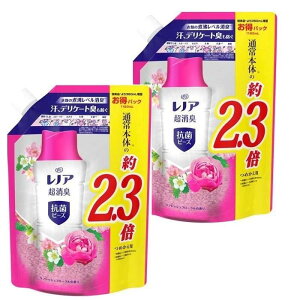 【2セット】【送料無料】 レノア 超消臭 抗菌ビーズ リフレッシュフローラル つめかえ用 1120ml 抗菌ビーズ P&G 洗濯 衣料 消臭 抗菌 シーツ 枕カバー パジャマ 汗 臭い さわやか 香り 部屋干し フレッシュ 最強消臭 洗たく槽 防カビ フローラル カビ 汚れ 防臭 簡単