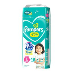 パンパース おむつ さらさらケア テープ スーパージャンボ Lサイズ 48枚入り pampers おむつ テープ 紙オムツ 赤ちゃん ギフト 贈り物 吸収性 人気 ランキング P&G