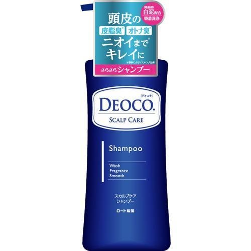 ロート デオコ スカルプ ケア シャンプー 本体 350ml ロート製薬 ROHTO 頭皮 ケア 汗 夏 臭い 対策 通勤 通学 エチケット 臭い対策 さらさら フローラル