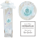 052 薔薇 ライトブルー スターフラワー ハーバリウム herbarium プリザーブドフラワー ドライフラワー 送料無料 ラッピング無料 メッセージカード無...