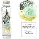021 薔薇 ライトブルー ローズ rose ハーバリウム herbarium プリザーブドフラワー ドライフラワー 送料無料 ラッピング無料 メッセージカード...