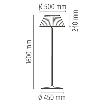 756ROMEOSOFT/F 「ROMEOSOFT F」FLOS(フロス) スタンド /ヤマギワ[テーブルスタンド/デザイナーズ/輸入]【756ROMEOSOFT/F】(旧S2930)