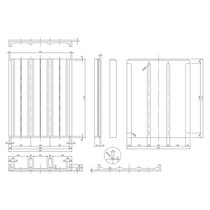 ��̥٥å� �պڸ� 4���� (AB) ��ľ������������980��1220��100mm