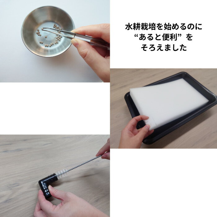 水耕栽培 種まき スターターセット 初心者 水耕栽培キット 栽培キット 栽培セット ...