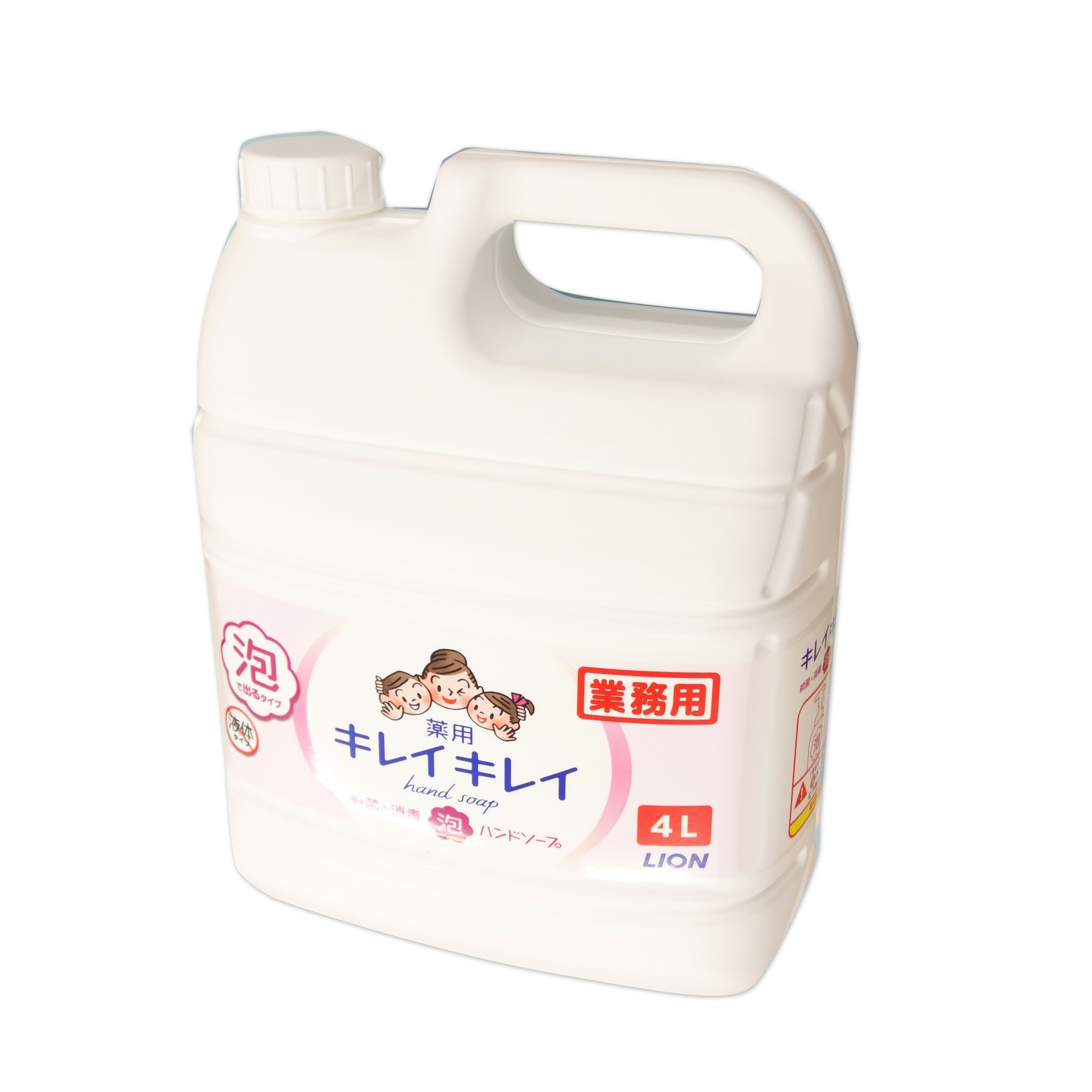 キレイキレイ 泡ハンドソープ つめかえ用 業務用 4L × 1本 【ライオン LION 業務用 80サイズ】【181613 個装×1】