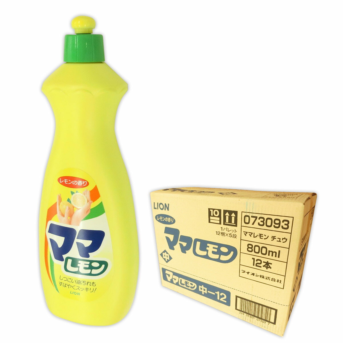 ママレモン 中 800ml × 12本 【ライオ�