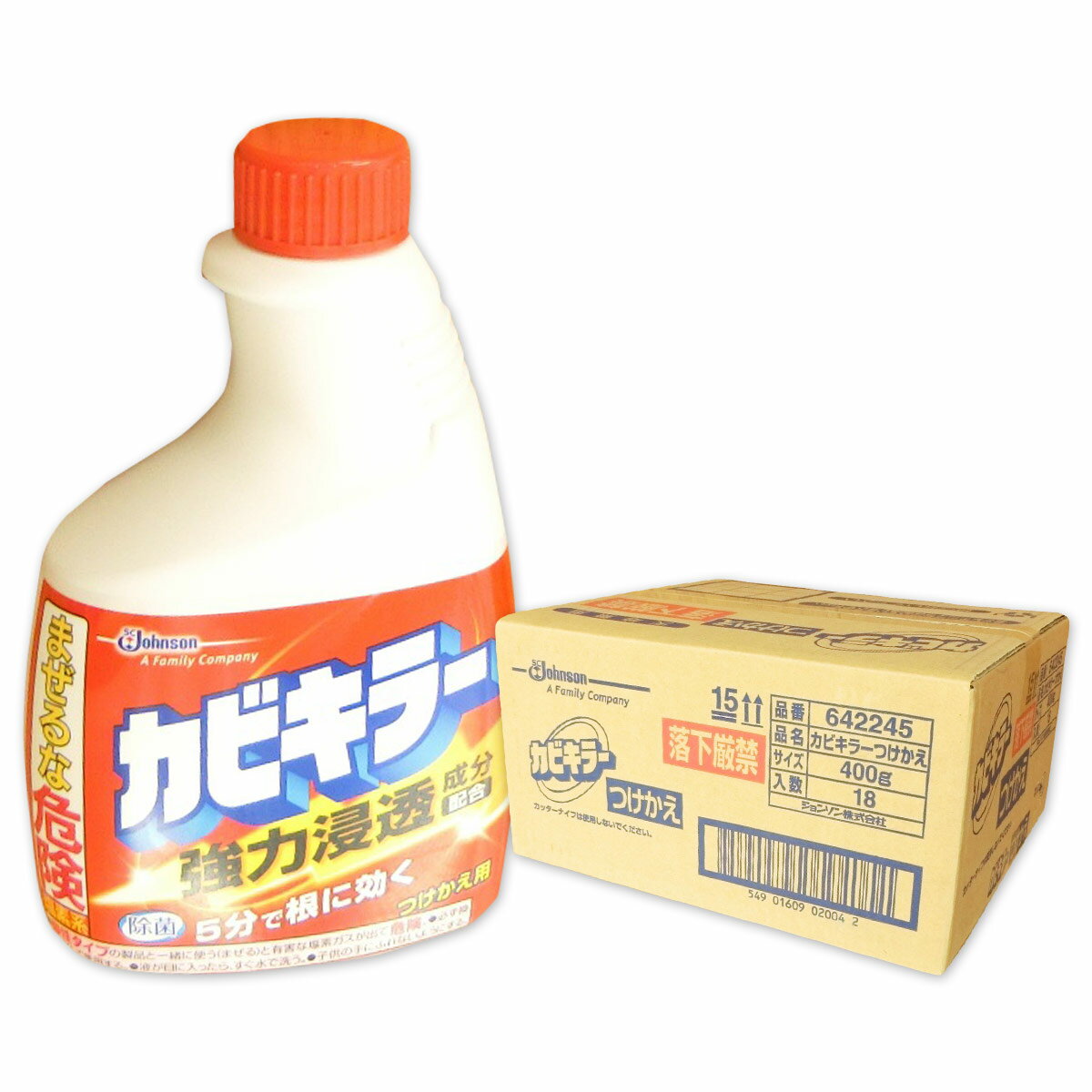 カビキラー つけかえ用 400g × 18本 【ジョンソン SC Johnson】【642245】