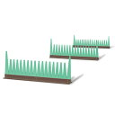 アジリティー ドッグ遊具 屋外常設 草むらハードル DG-UG003 送料別途