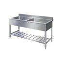 イースタン工業 G2-120 業務用二槽流し台 間口120cm ※受注生産品