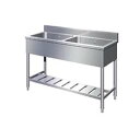 イースタン工業 G2C-100 業務用二槽流し台 間口100cm ※受注生産品