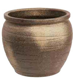 タカショー 和のガーデングッズ 壷型水鉢 WK-90L2 古陶壷型水鉢16号 かまはだ KSK