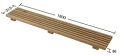 【送料無料】タカショー タンモク格子デッキ W300 無塗装 KSK
