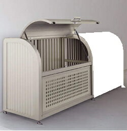 ゴミステーション 大型ゴミ箱 【連棟ユニットの為単体でのご使用不可】シコク ゴミストッカー PSR型連棟ユニット LGPSRN-1812-08SC [自治会/町内会/大容量/ゴミ箱] 個人宅配送不可