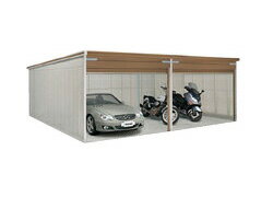 ヨドガレージ ラヴィージュ VGCU-3362-2 豪雪地用・標準高タイプ 2連棟 送料別途 [製品5年保証]