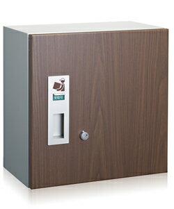 コーワソニア 前入前出 宅配ボックス(右開き)ウォールナット 3333R