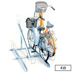 ダイケン 自転車用 傾斜式 サイクルスタンド KS-F284（スタンドピッチ280） 収容台数4台　個人宅配送不可