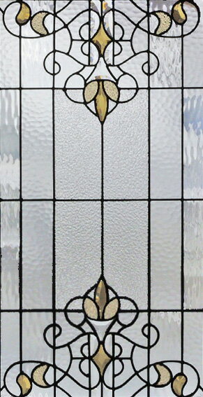 セブンホーム 遮音・断熱・防犯性のステンドグラス ピュアグラス Aサイズ SH-A39 [ステンドグラス/ガラ..