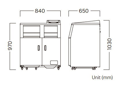 カワジュン 屋内用 分別トラッシュボックス M12V 喫煙タイプ AA968 [アミューズメ...