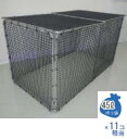 エコ環境プロジェクト 最高級品質メッシュ素材 折りたたみ式ゴミステーション チップBOX No.1266 幅1200×奥行650×高さ650mm エリア限定送料無料