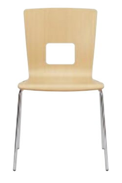 カワジュン スタッキングチェア レクス ライトブラウン VCH-039-WL