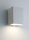 ユニソン ガーデンライト エコルトウォールライト 壁面取付け専用型 LED シルバー EA-01007-12