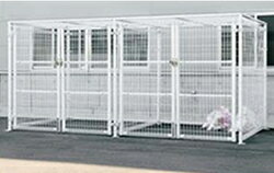 ゴミステーション 大型ゴミ箱 シコク ゴミストッカー LMF10型 引き戸式 メッシュ屋根 アンカー式 GSM10..