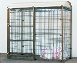 ゴミステーション 大型ゴミ箱 シコク ゴミストッカー LMF10型 引き戸式 アルミ屋根 埋込式 GSM10-U4010 ※送料無料 個人宅配送不可