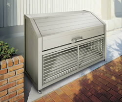 ゴミステーション 大型ゴミ箱 シコク ゴミストッカー EA型基本セット GEAN-1712-09SC ※受注生産 [自治会/町内会/設置/屋外/カラス/対策/猫/大容量/ごみ/ゴミ箱] 個人宅配送不可