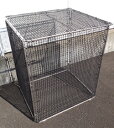 エコ環境プロジェクト 軽くて錆びにくい 最高級品質メッシュ素材 折りたたみ式ゴミステーション チップBOX No.869 幅850×奥行650×高さ900mm