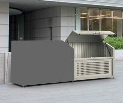 ゴミステーション 大型ゴミ箱 【連棟ユニットの為単体でのご使用不可】シコク ゴミストッカー PS型連棟..