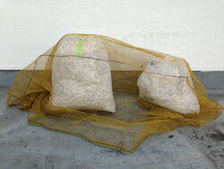 カンエツ ゴミステーション 大型ゴミ箱 カラス対策用ゴミかぶせネット G-49（3×4m）[自治体/町内会/収..