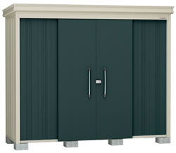 ダイケン物置ガーデンハウス　DM-Z2509-G 豪雪型・棚板付 幅2608×奥行1017×高さ2120mm 個人宅配送不可