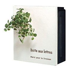 【送料無料】オンリーワン 郵便ポスト クーリエ ポット トップポット アイボリー ダイヤル錠 左扉 MY1-1861