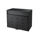 【グリーンライフ×環境生活】【特価セール】グリーンライフ 大型郵便ポスト マットブラック FH-70MBK